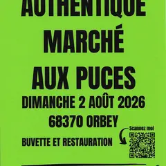 Marché aux puces à Orbey