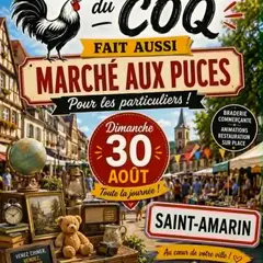 Marché aux puces de la Fête du Coq à Saint-Amarin