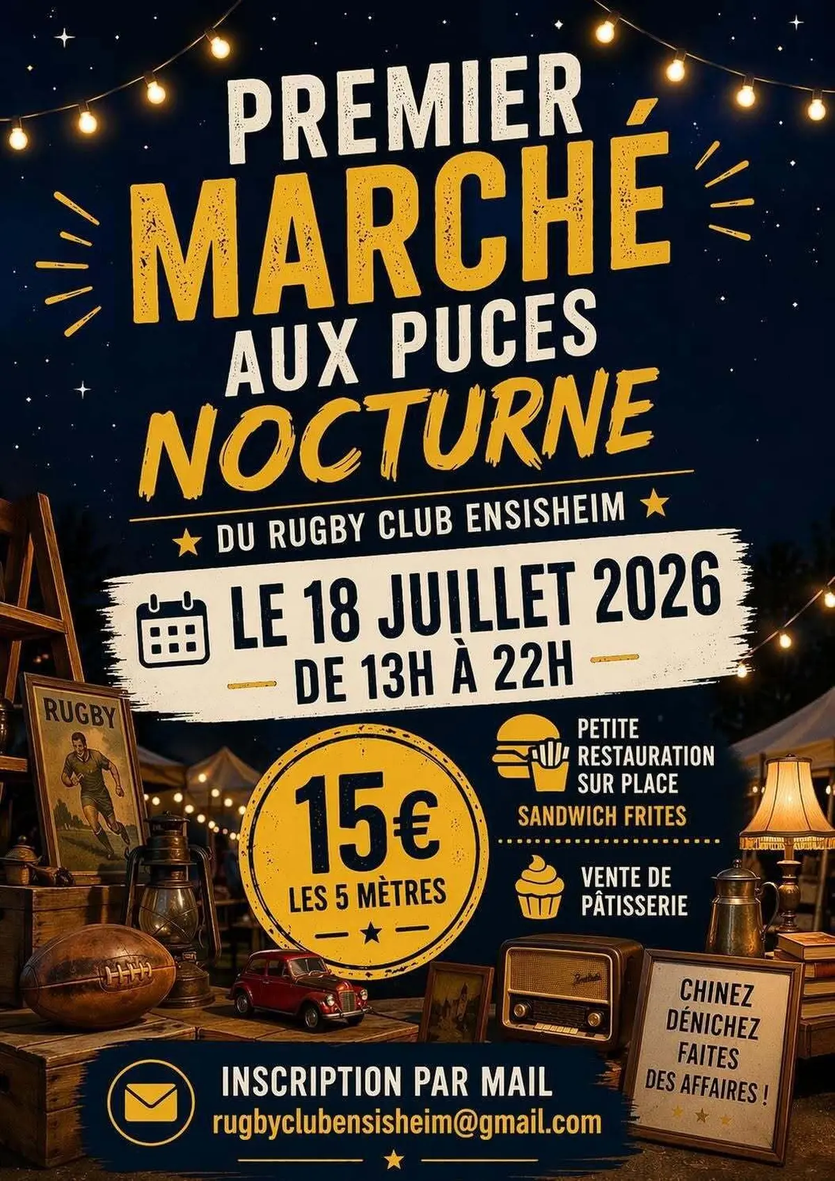 Marché aux puces nocturne