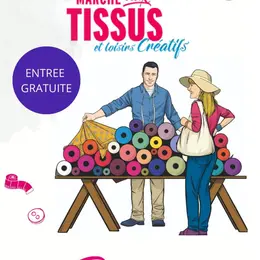 Marché aux tissus au Parc des Expositions de Colmar