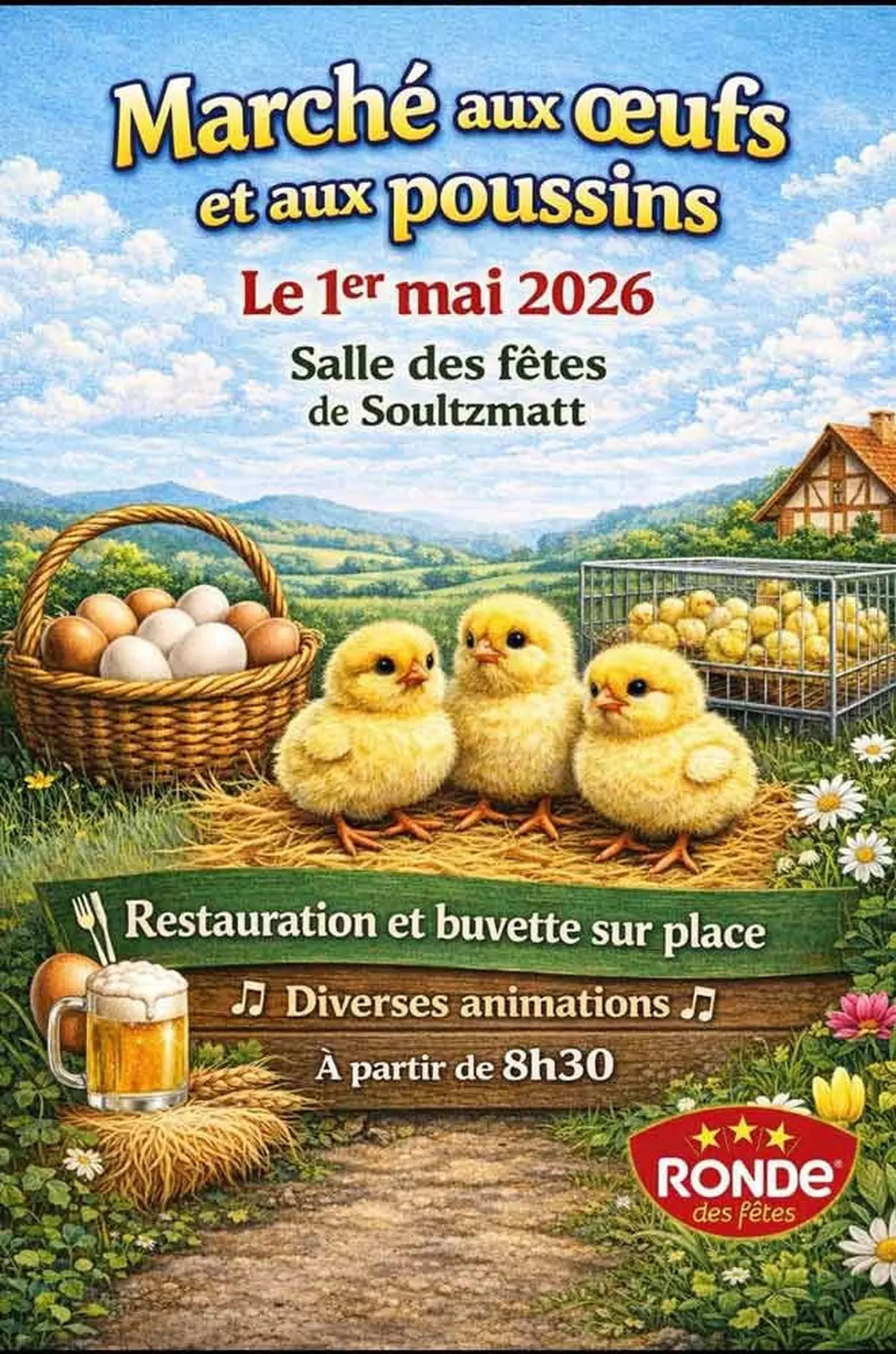 Marché aux Œufs et aux Poussins de Soultzmatt 2026