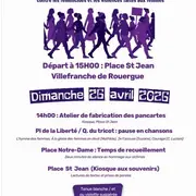 Marche Blanche contre les féminicides et les violences faites aux femmes