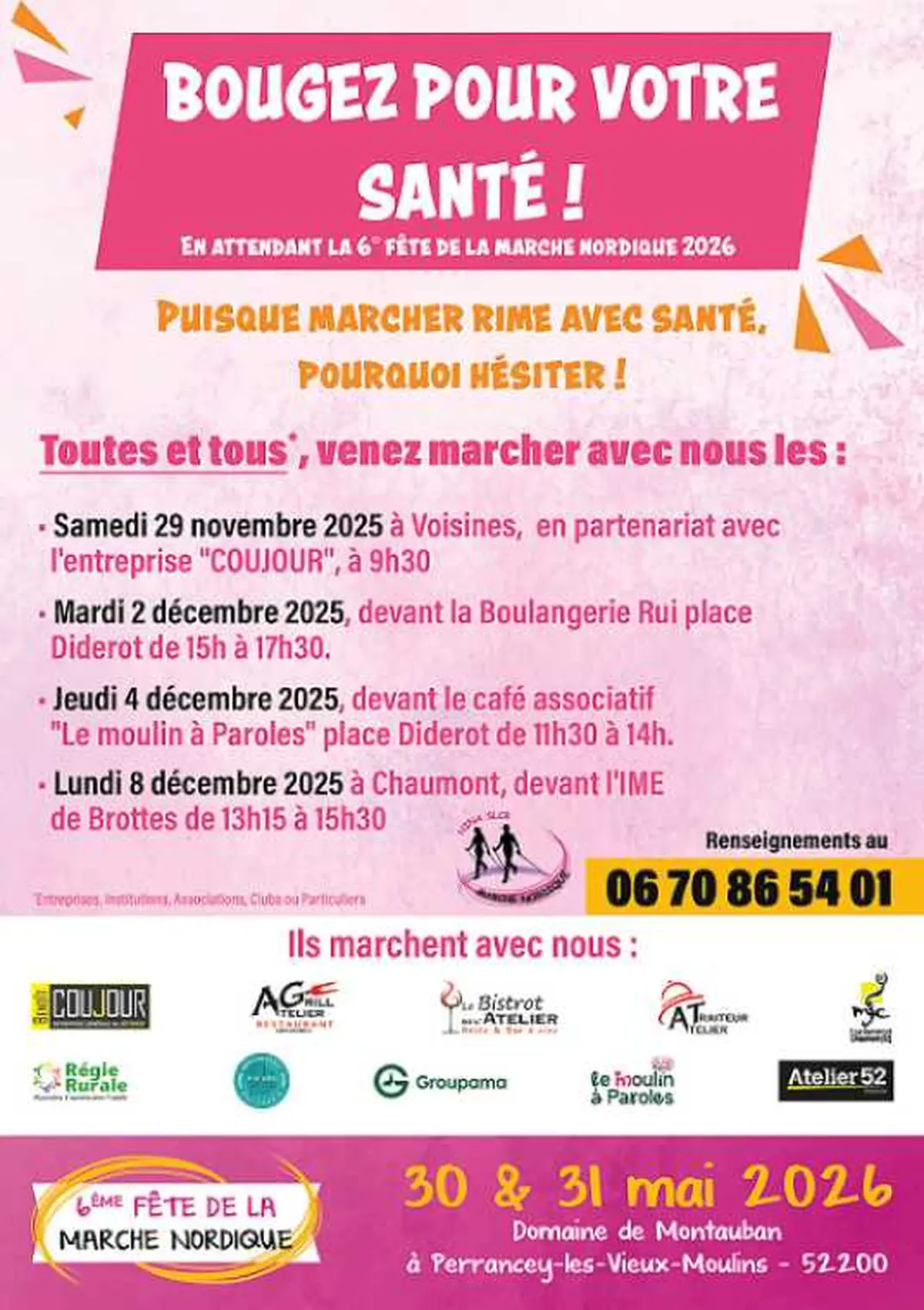 Marche Bougez Pour Votre Sante !