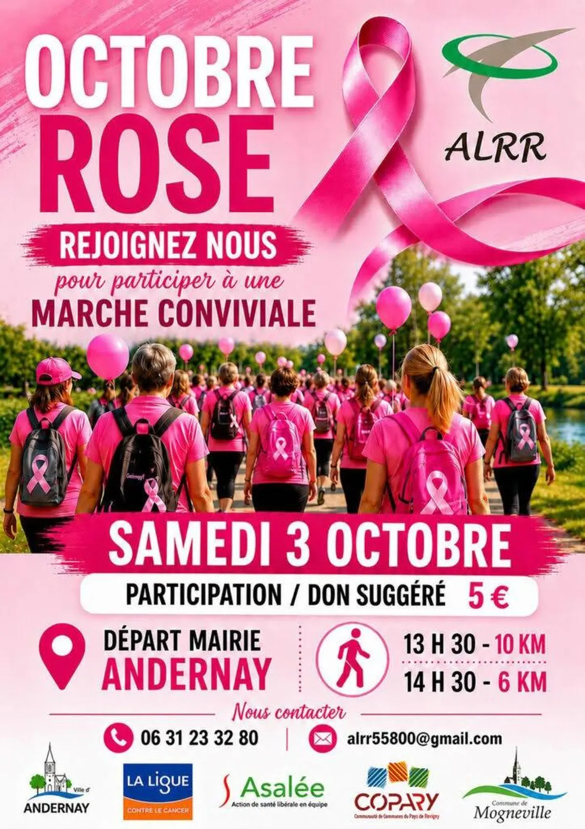 Marche conviviale - Octobre Rose