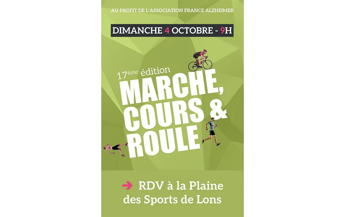 Marche, cours et roule