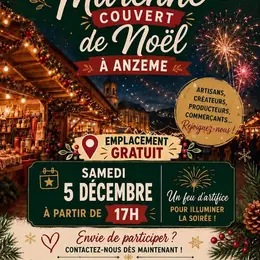 Marché couvert de Noël