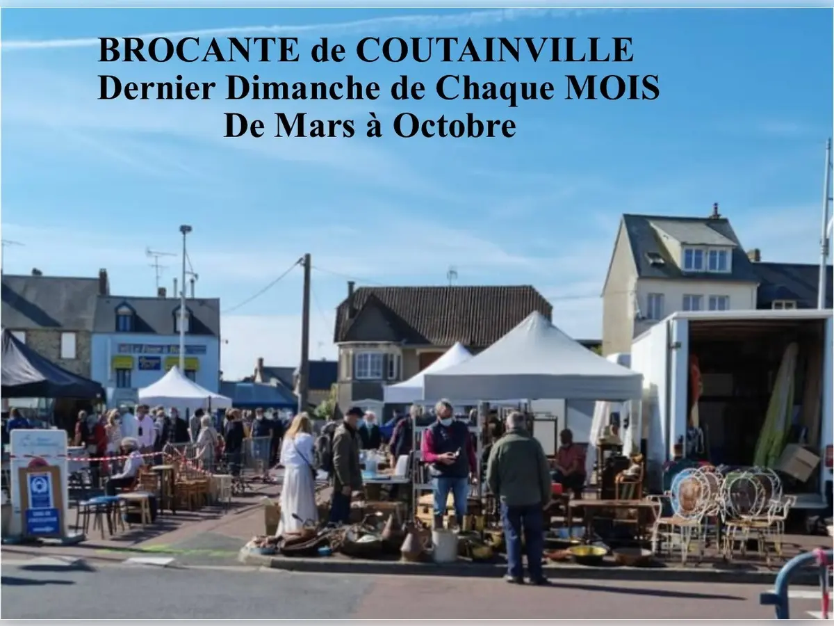 Marché d'antiquités-brocante de Coutainville - Septembre