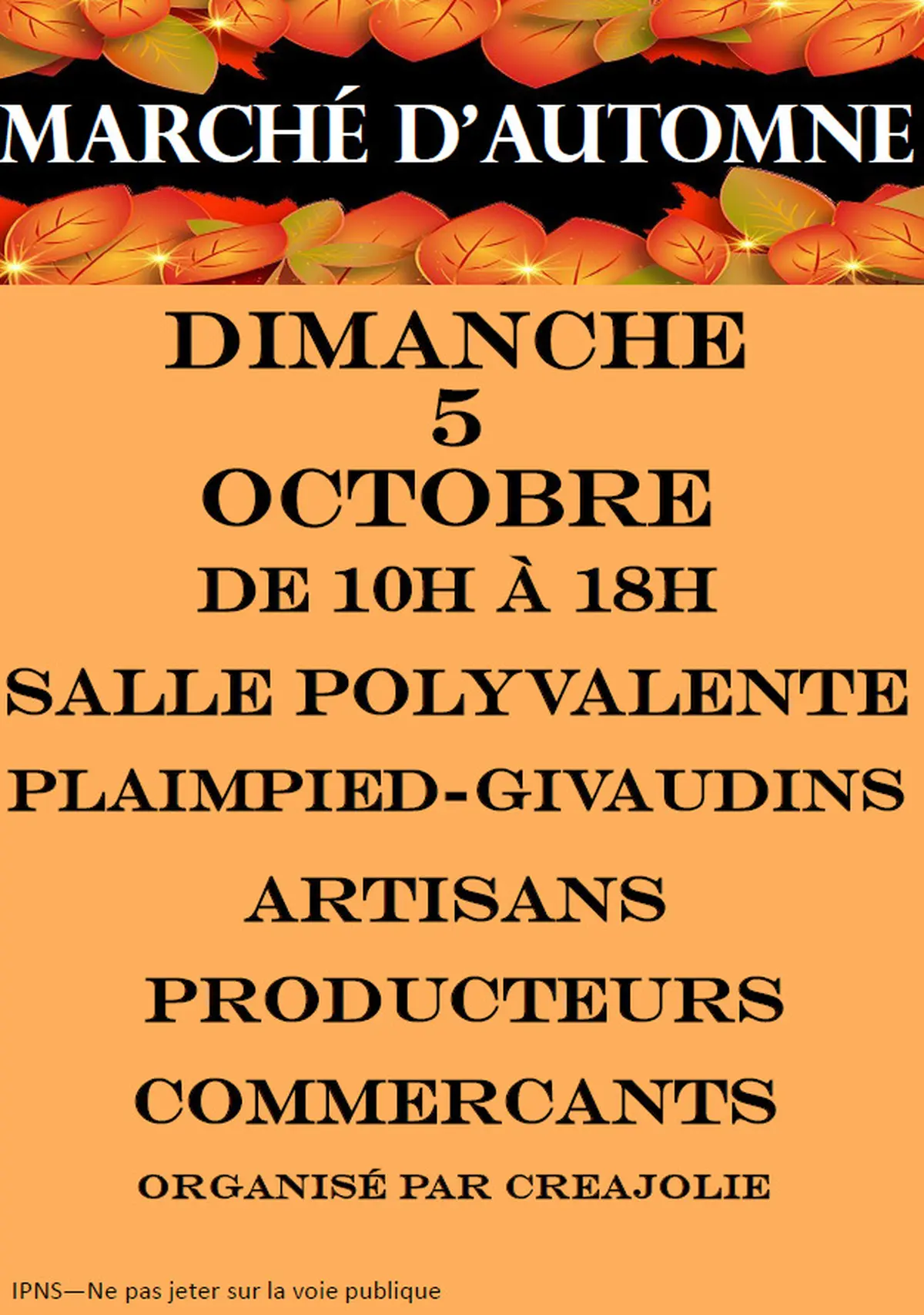 Marché d'Automne de Plaimpied-Givaudins
