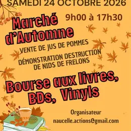 Marché d'automne et bourse aux livres