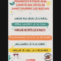 Marché d'été à Saint-Exupéry les Roches