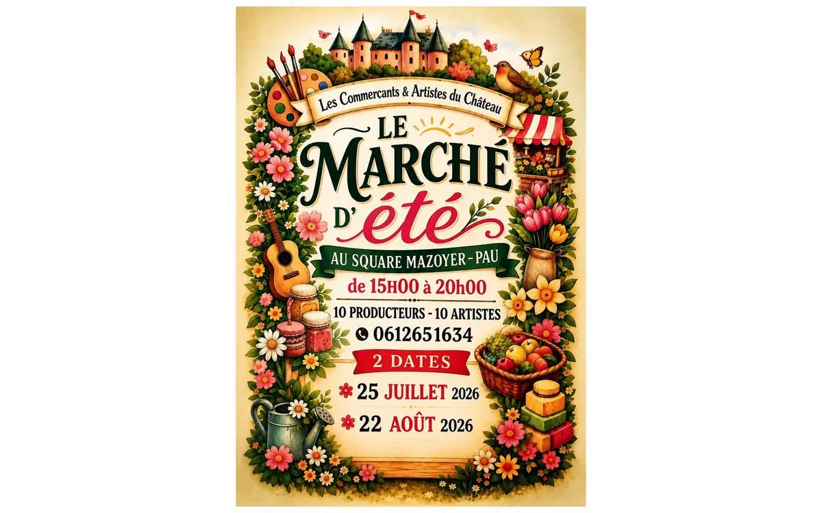 Marché d'été du quartier du 14 Juillet