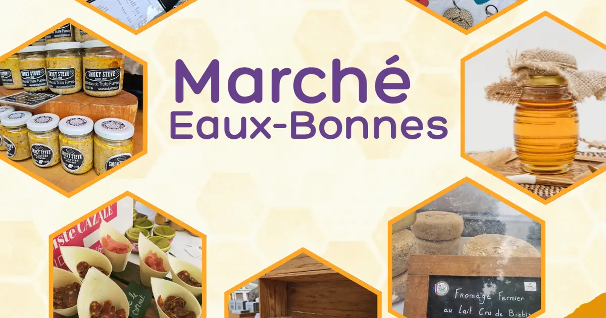 Marché d'été Eaux-Bonnes suivi d'un concert