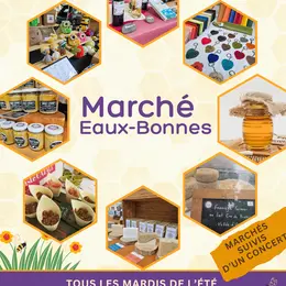 Marché d'été Eaux-Bonnes suivi d'un concert