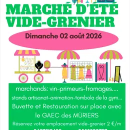 Marché d'été et vide grenier