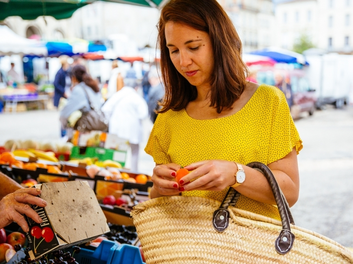 Marché de Bazas le samedi