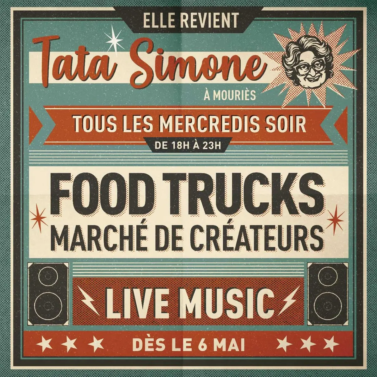 Marché de créateurs et Foodtrucks Chez Tata Simone