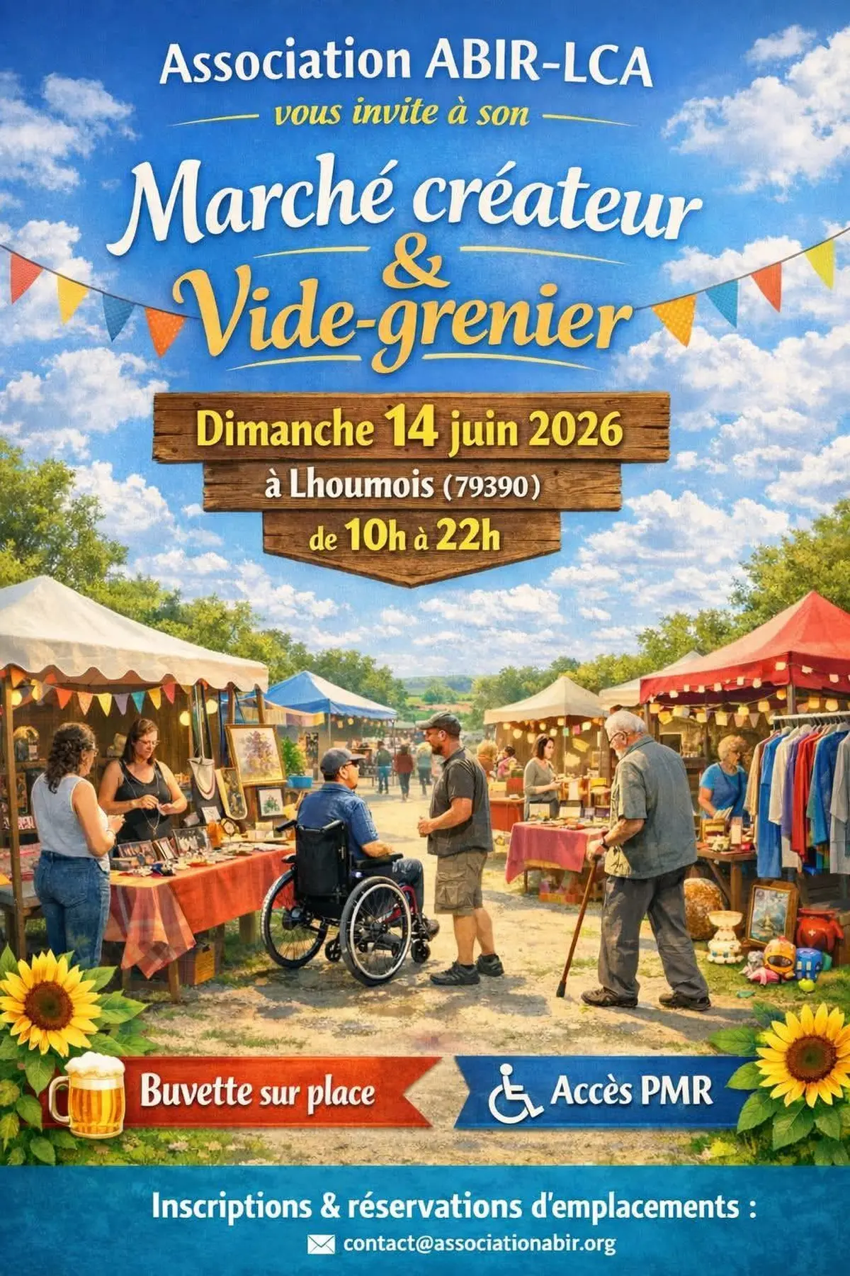 Marché de créateurs et vide grenier