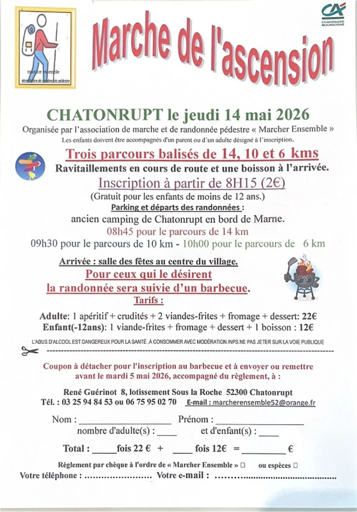 Marche de l'ascension à Chatonrupt