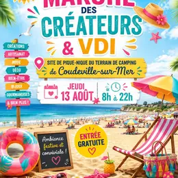 Marché de l'été de Coudeville plage