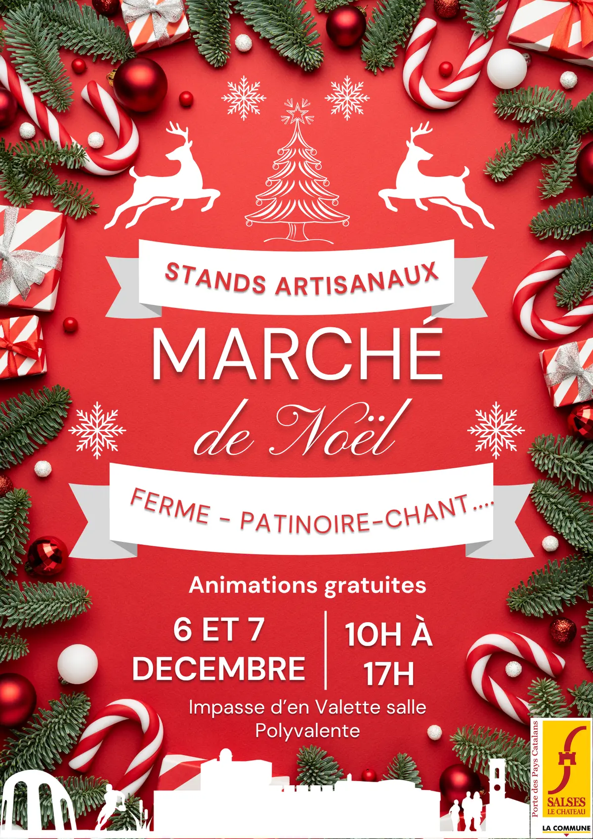 Marche De Noel 2025 - Salses Le Chateau