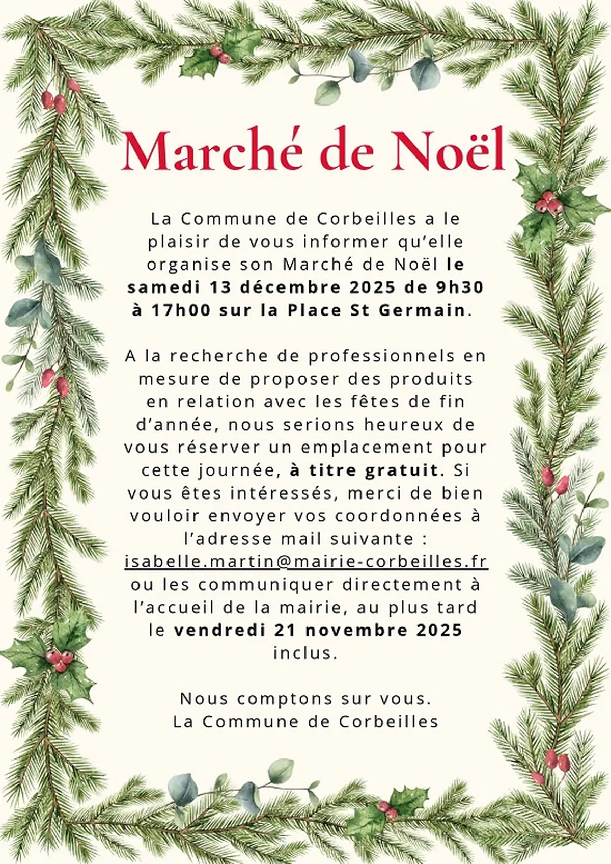 Marché de Noël