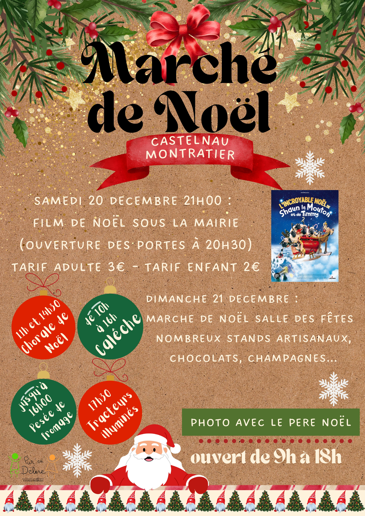 Marché de Noël à Castelnau-Montratier