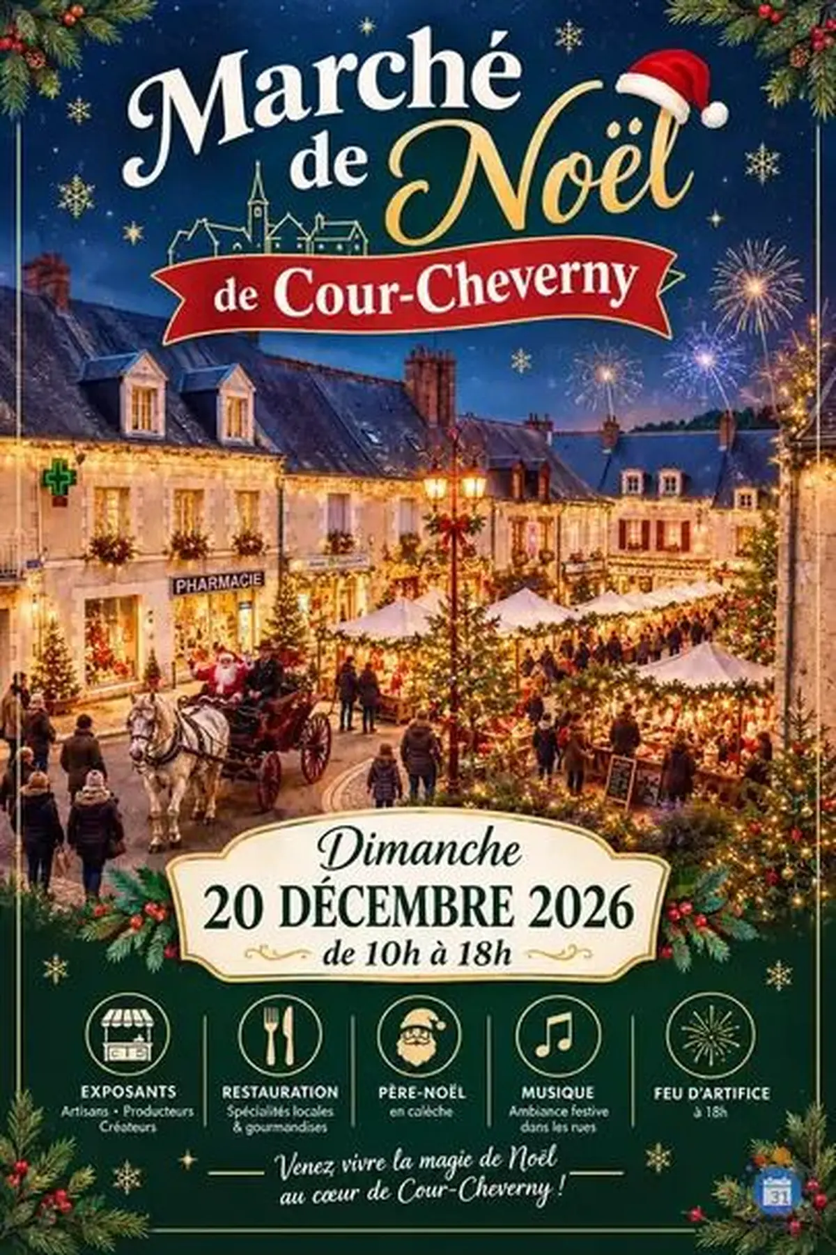 Marché de Noël à Cour-Cheverny