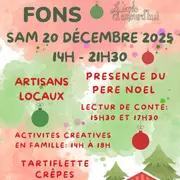 Marché de noël à Fons