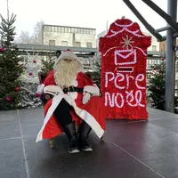 Le Père-Noël de passage au Marché de Noël d'Illzach  DR