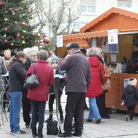 Les cabanons sont installés sur le Forum de l'Hôtel de Ville DR