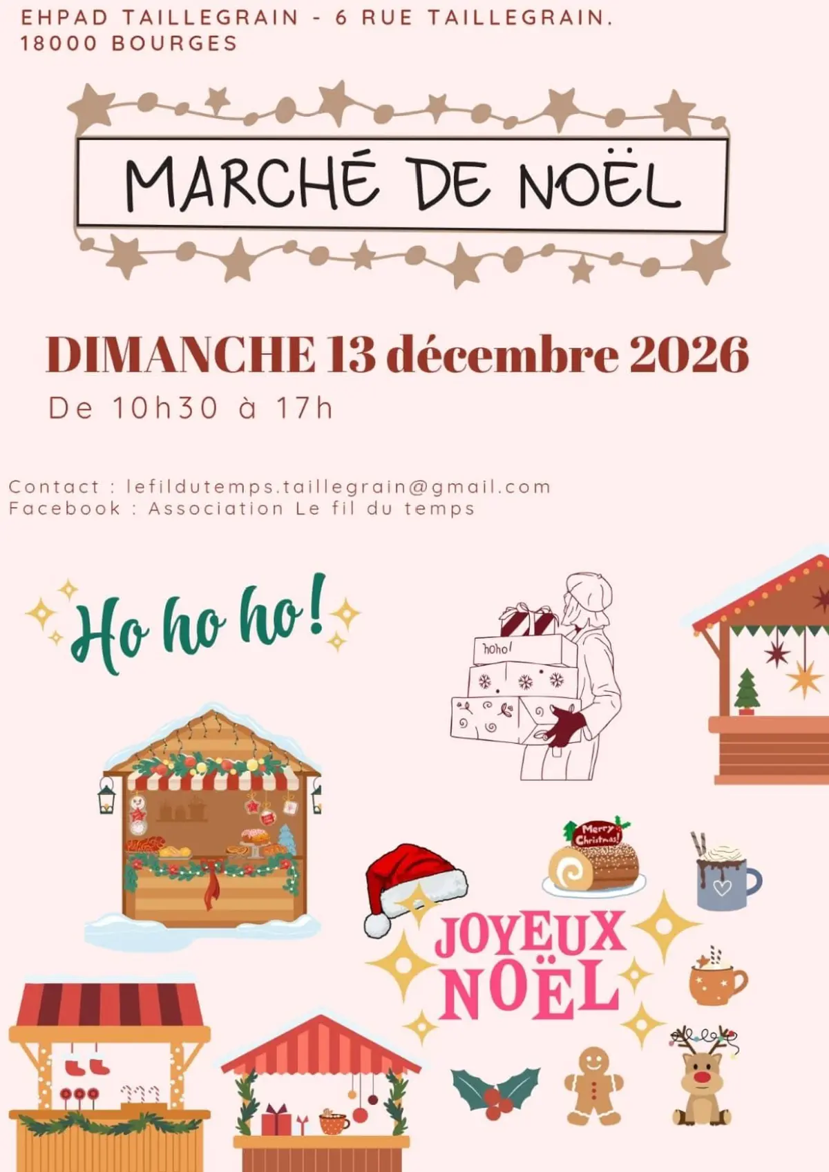 Marché de Noël à l'EHPAD Taillegrain