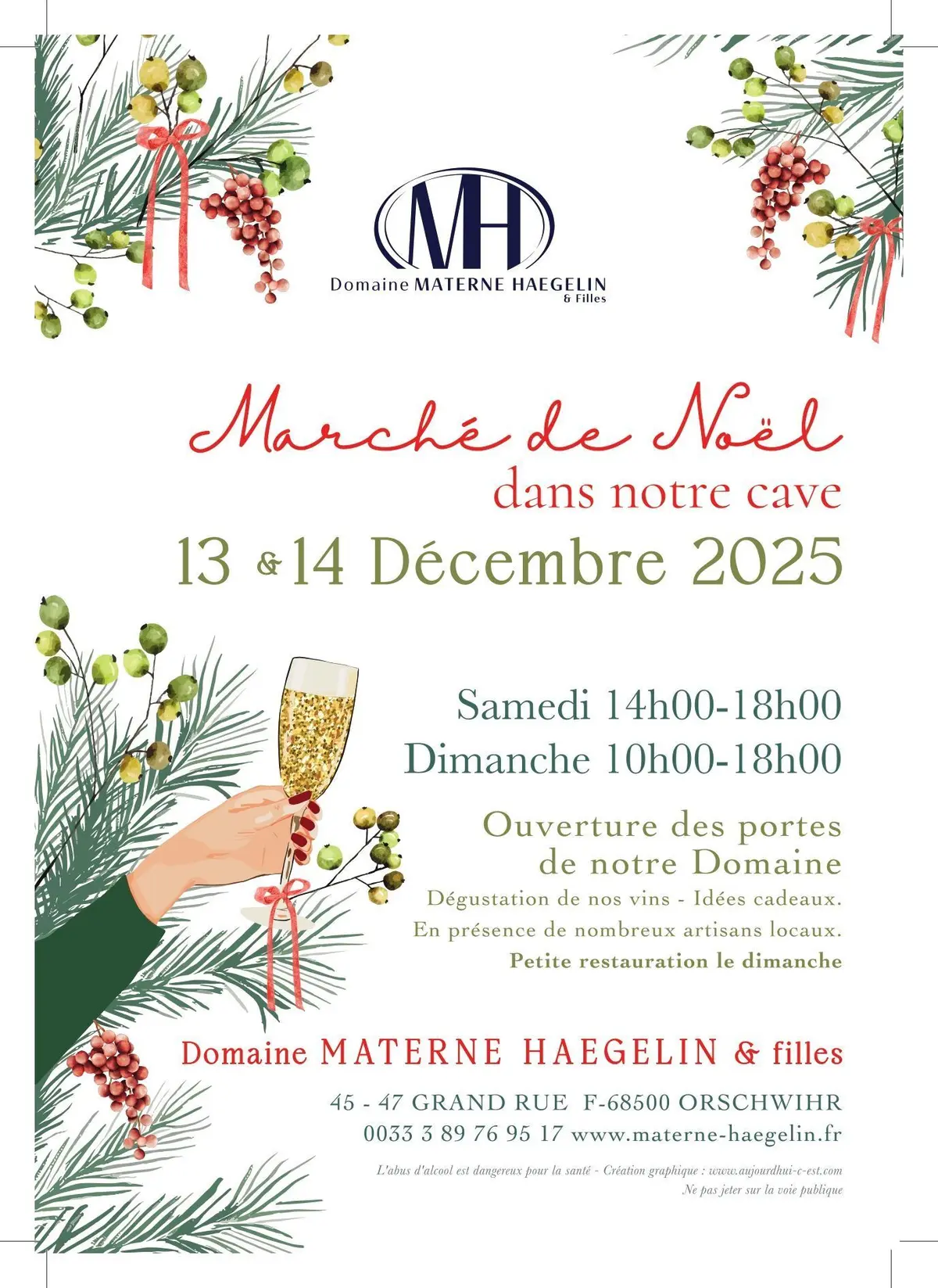 Marché de Noël à la Cave Materne Haegelin & filles