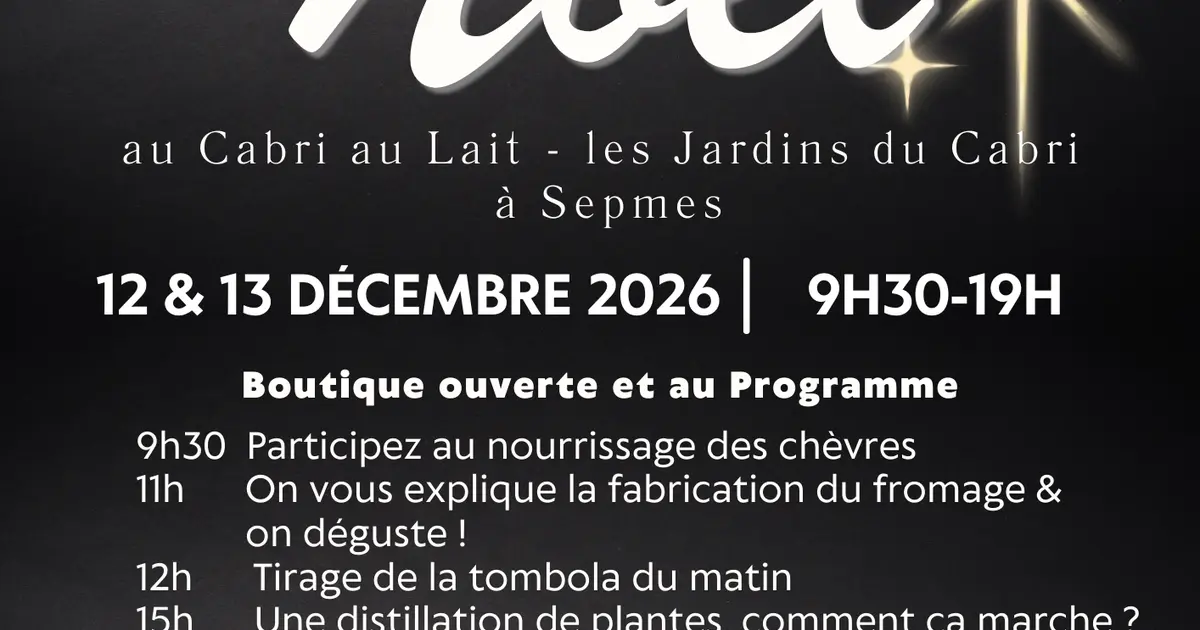 Marché de Noël à la ferme