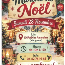 Marché de Noël à la maison de retraite Les Amandiers