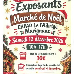 Marché de Noël à la maison de retraite publique Le Félibrige