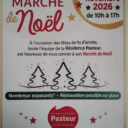 Marché de Noël à la résidence Pasteur