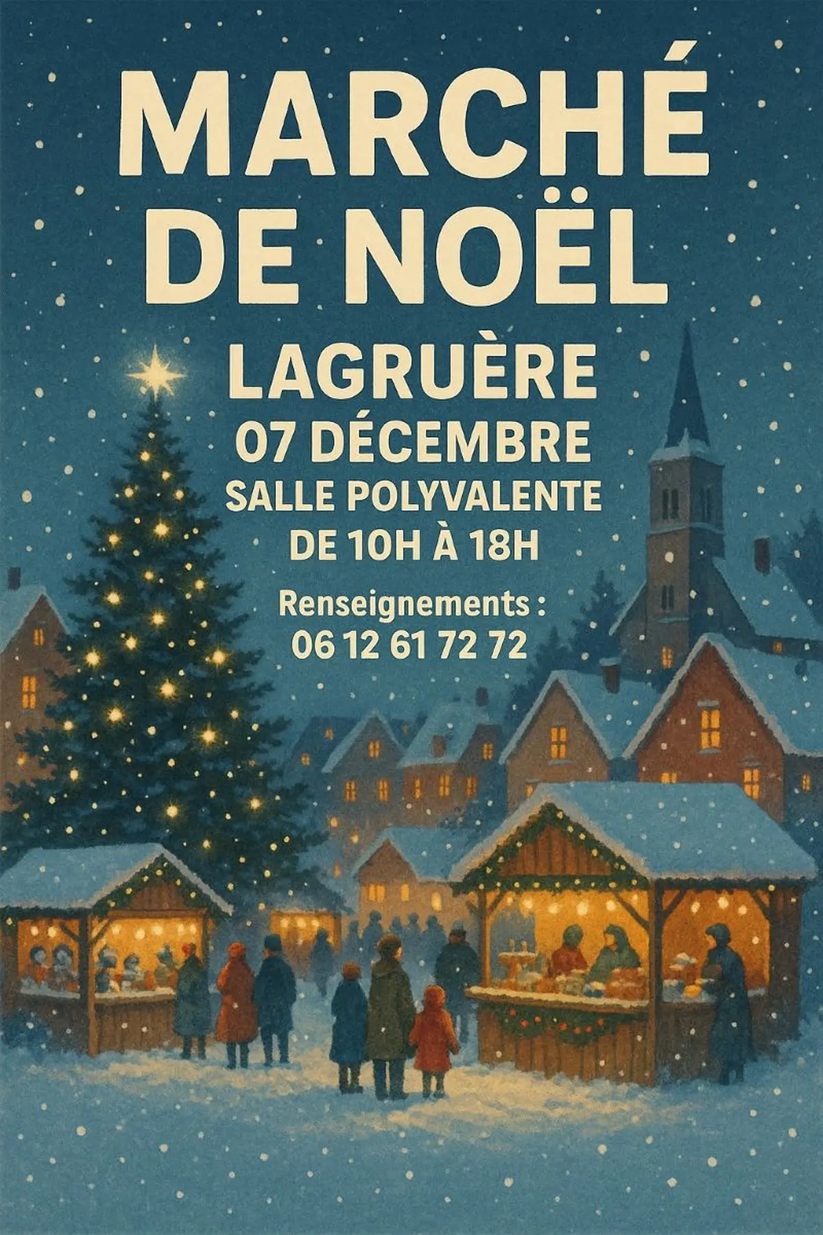 Marché de Noël à Lagruère