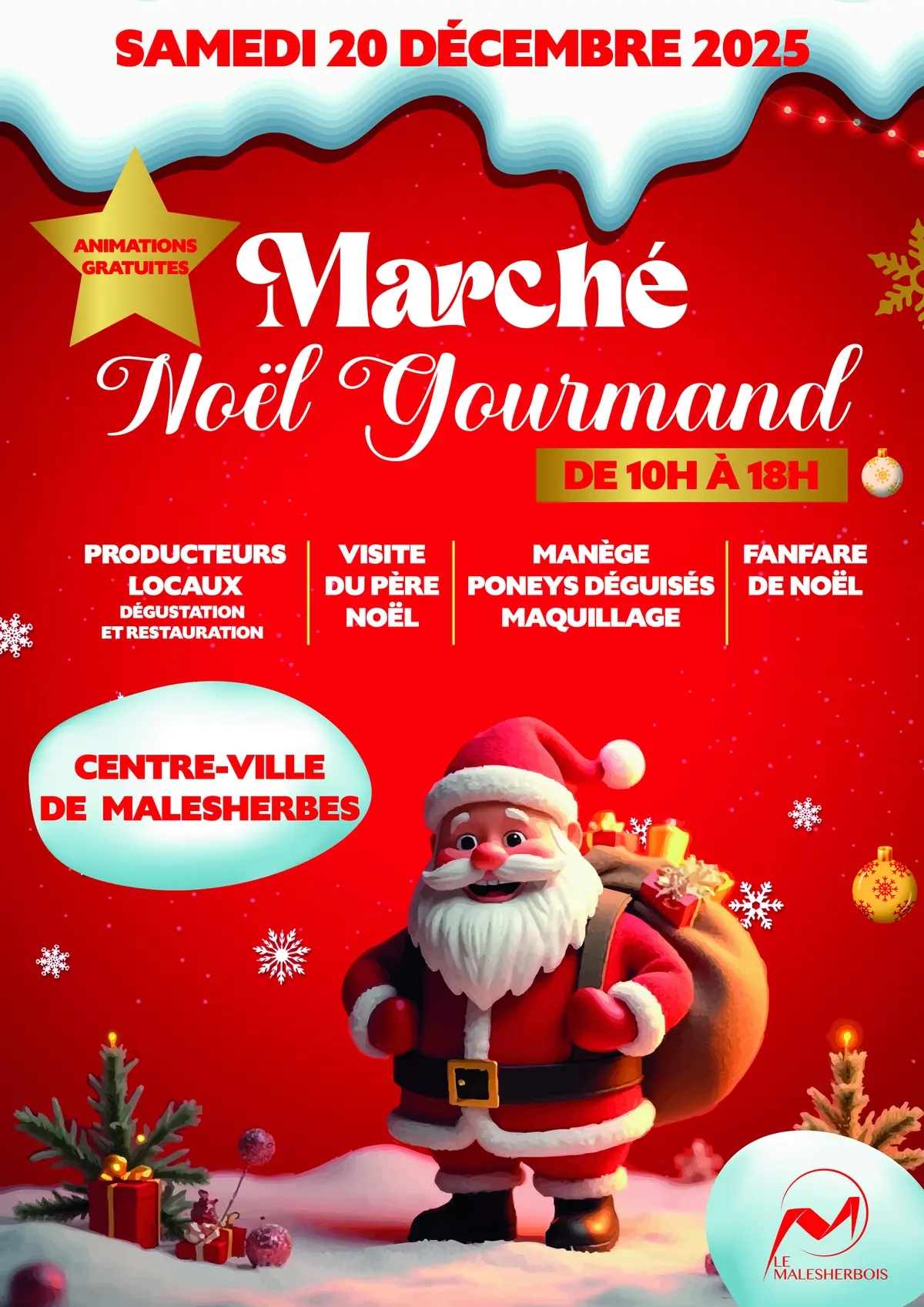 Marché de Noël à Malesherbes