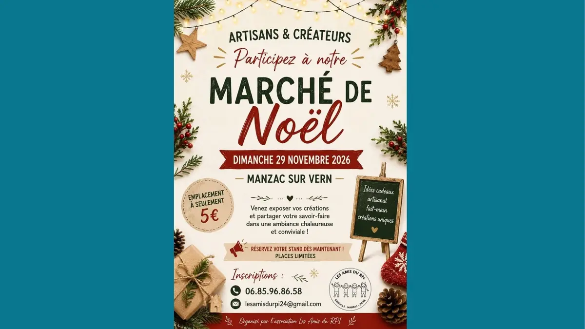 Marché de Noël à Manzac sur Vern