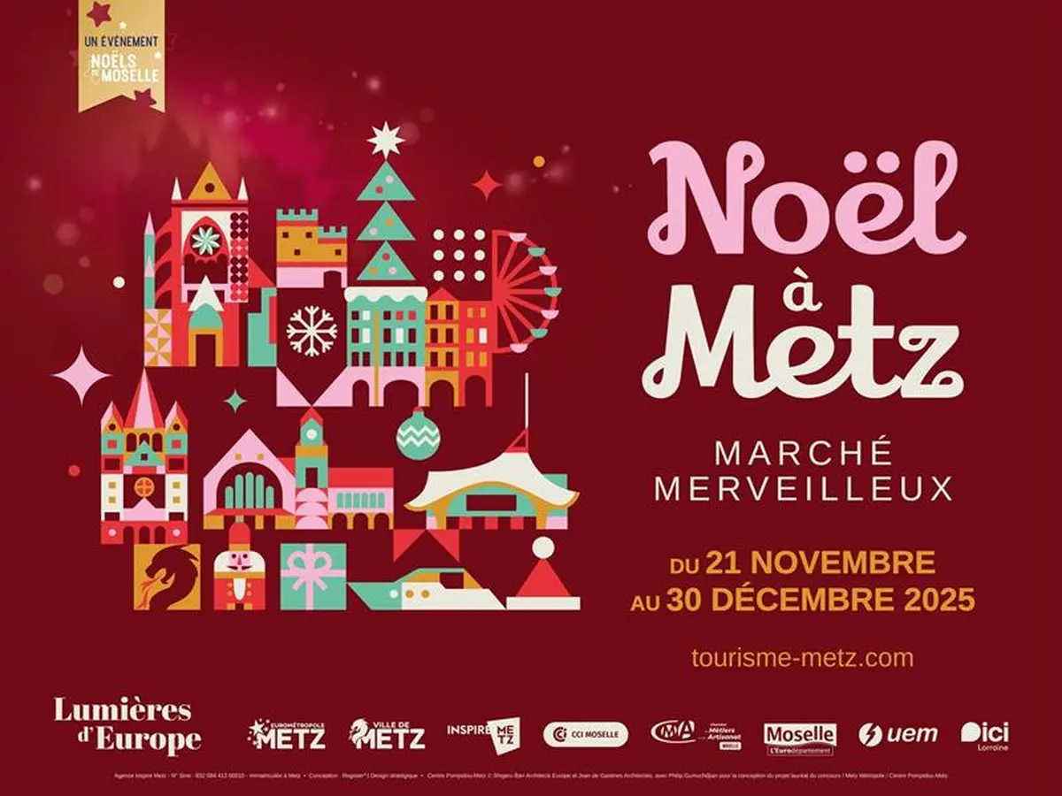Marché de Noël à Metz - le village des délices