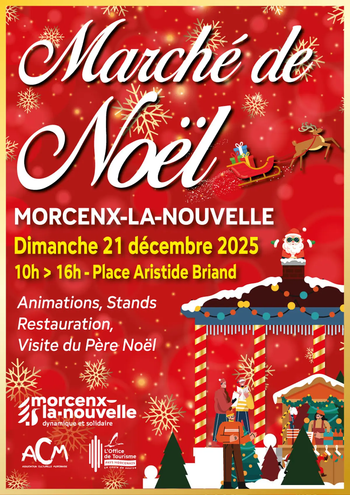 Marché de Noël à Morcenx-La-Nouvelle