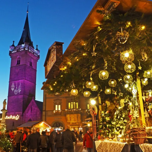 Marché de Noël  à Obernai et animations