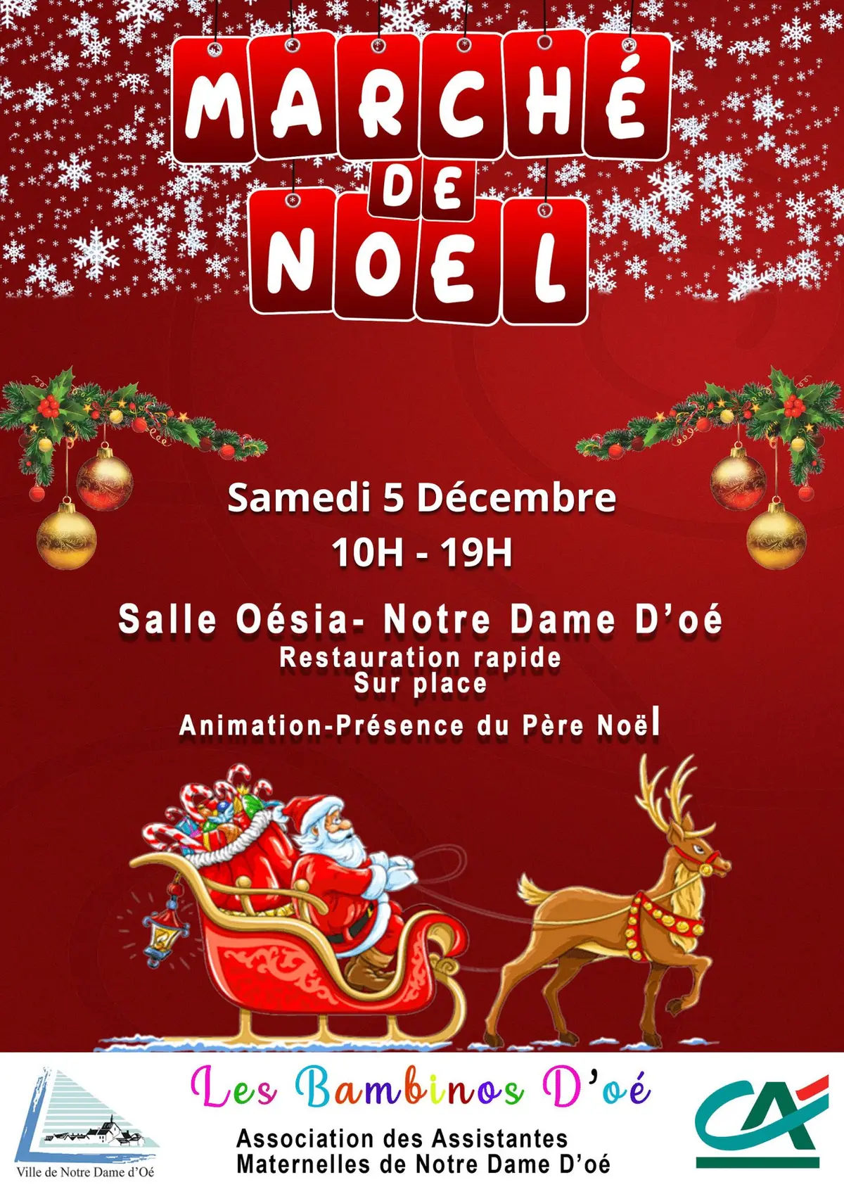 Marché de Noël 2026 à Oésia - Notre-Dame-d'Oé