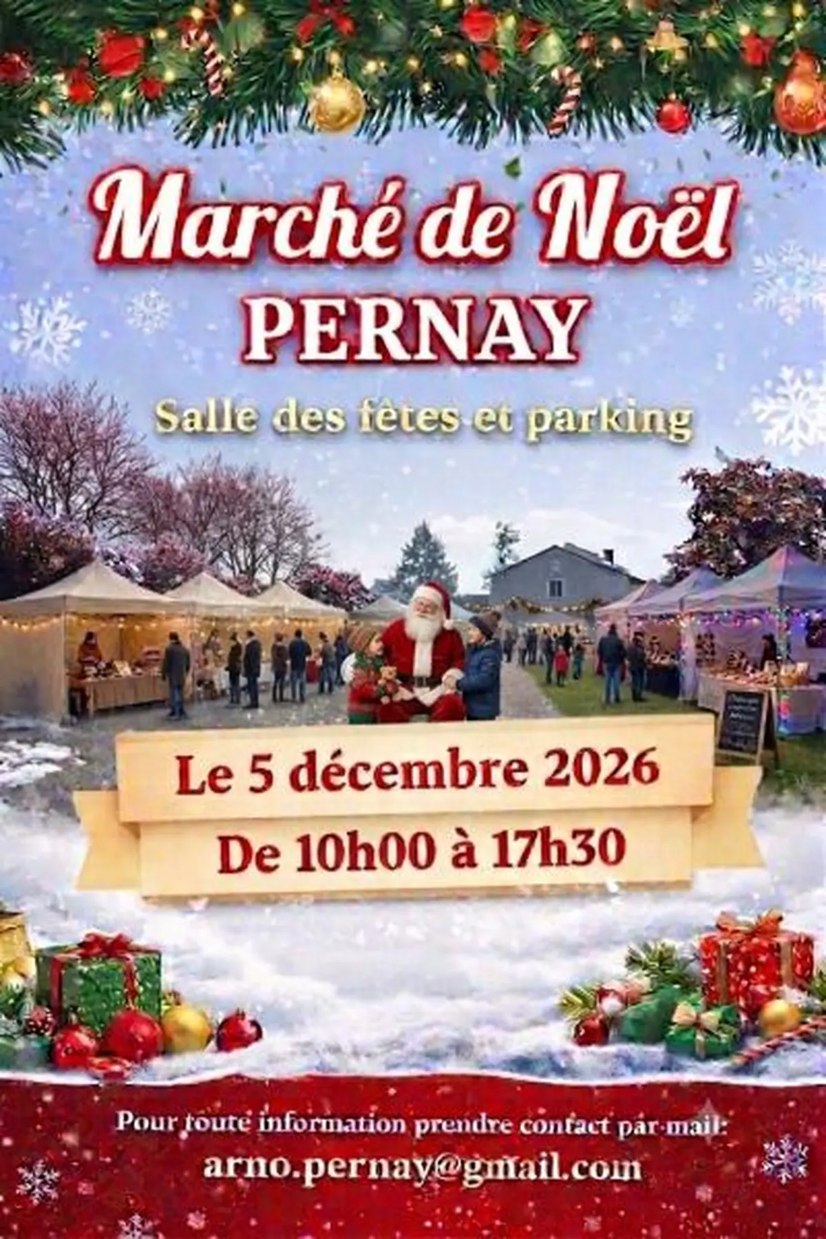 Marché de Noël à Pernay