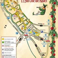 Plan du marché de Noël de Ribeauvillé DR