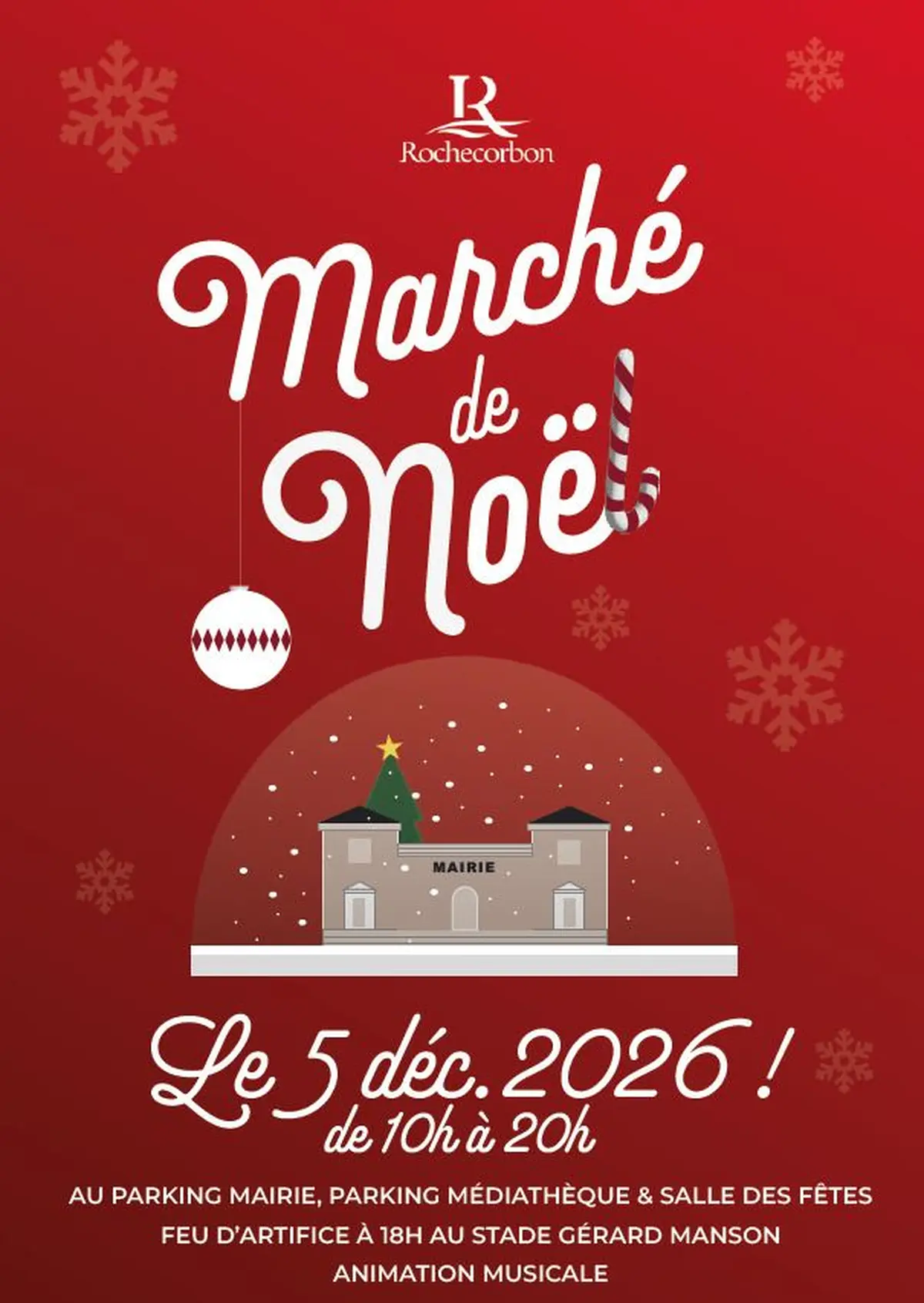 Marché de Noël à Rochecorbon : artisans, animations et feu d'artifice