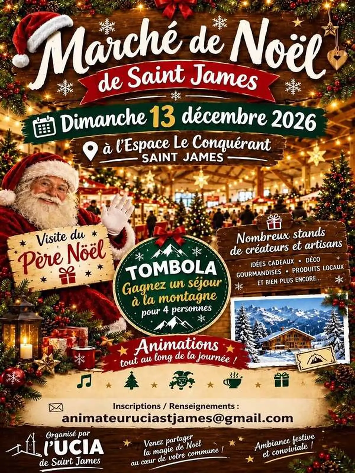 Marché de Noël  à Saint-James