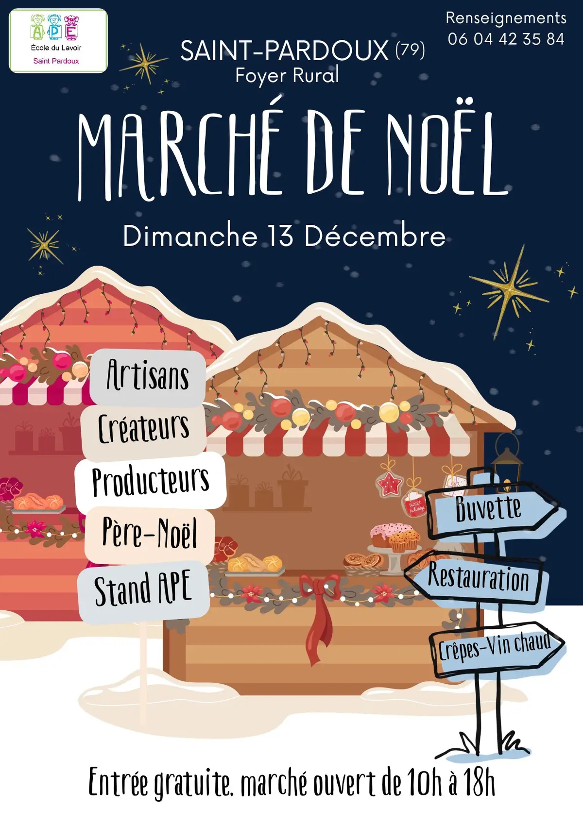 Marché de Noël à Saint-Pardoux