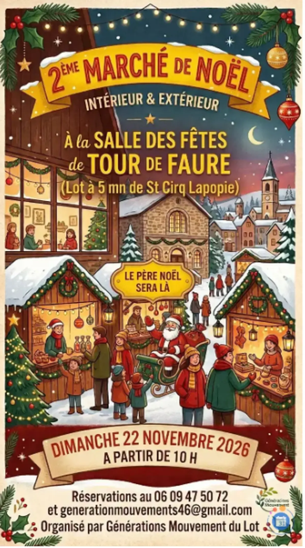 Marché de Noël à Tour-de-Faure