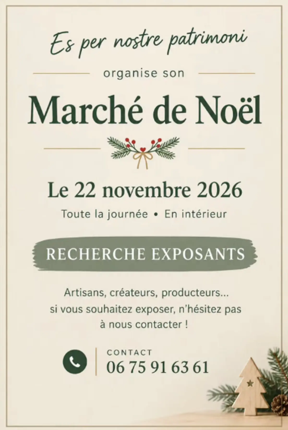 Marché de Noël à Trespoux-Rassiels